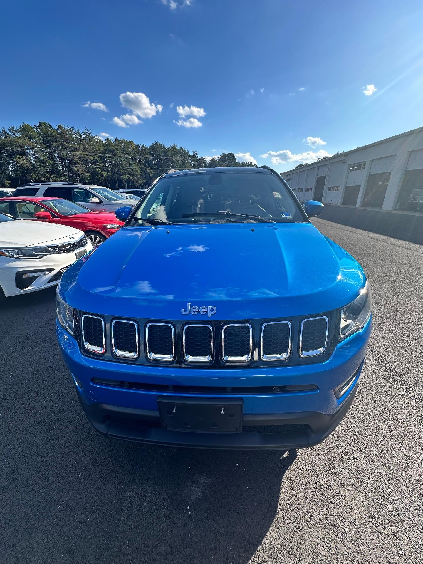Used 2018 Jeep Compass Latitude with VIN 3C4NJDBB7JT117393 for sale in Farmville, VA